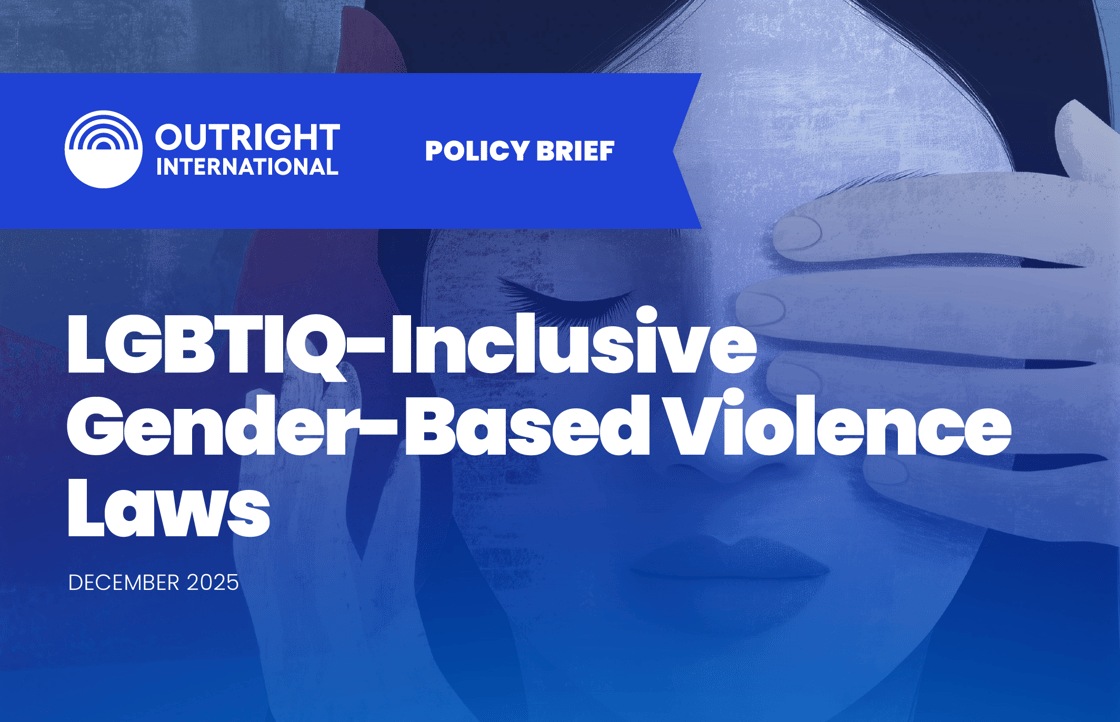 LGBTIQ Gender-Based Violence Policy Brief Cover
